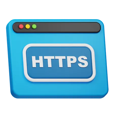 Sitio web https  3D Icon