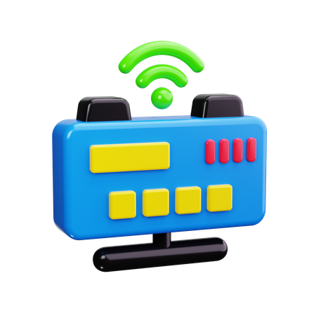 Hub  3D Icon