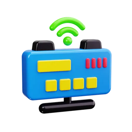 Hub  3D Icon