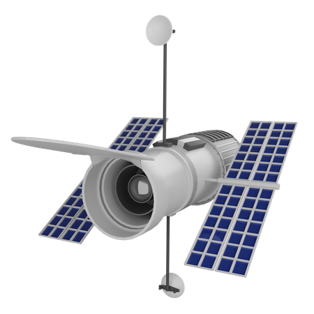 Hubble Space Telescope  3D Icon