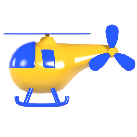 Hubschrauber  3D Illustration