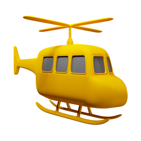 Hubschrauber  3D Icon