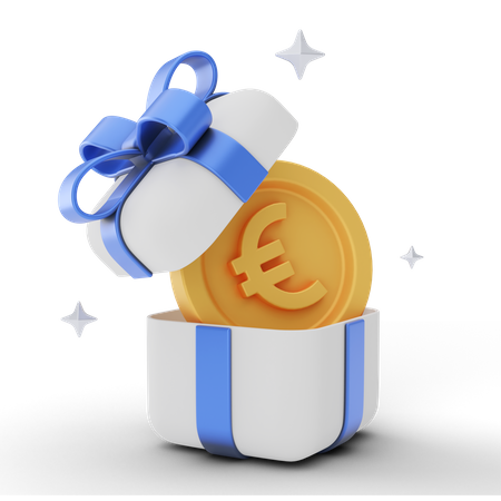 Hucha en euros  3D Illustration