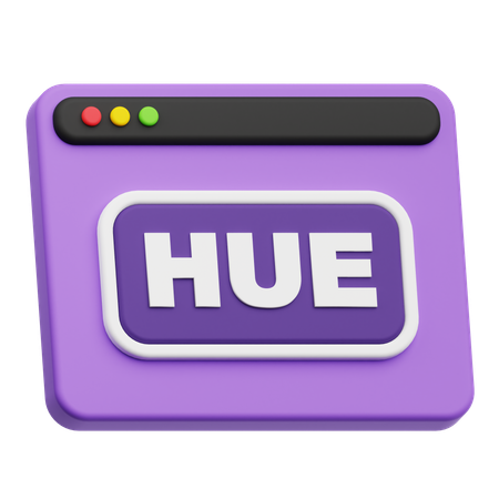 Hue Website  3D Icon