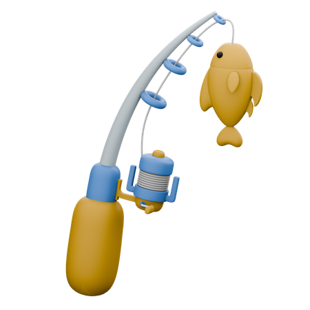 Huelga de pesca  3D Icon