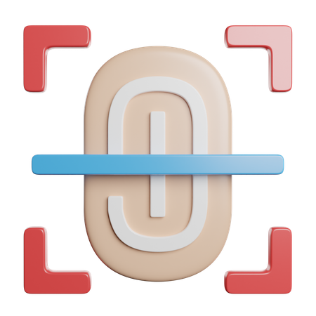 Huella digital  3D Icon