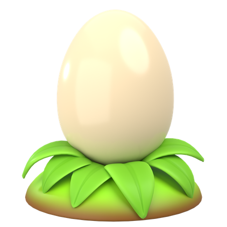 Huevo  3D Icon