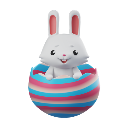 Huevo de conejo  3D Icon