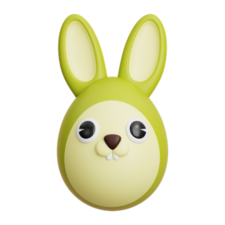 Huevo de conejo  3D Icon