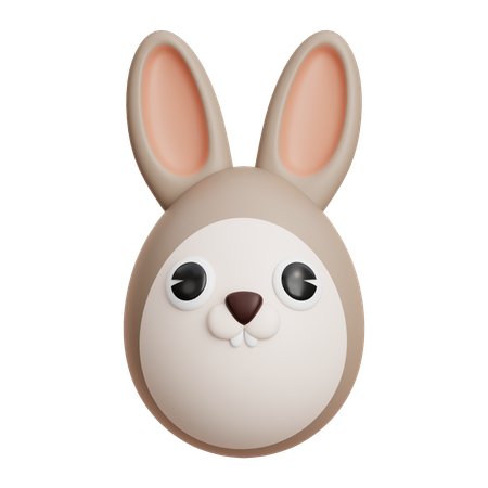 Huevo de conejo  3D Icon