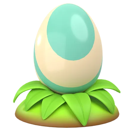 Huevo de dragón hidra  3D Icon