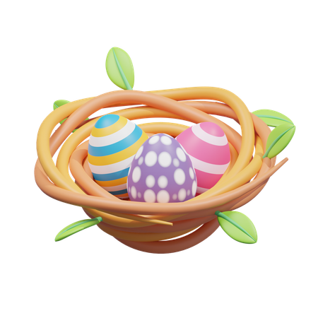 Huevo de pascua  3D Icon