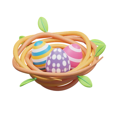 Huevo de pascua  3D Icon