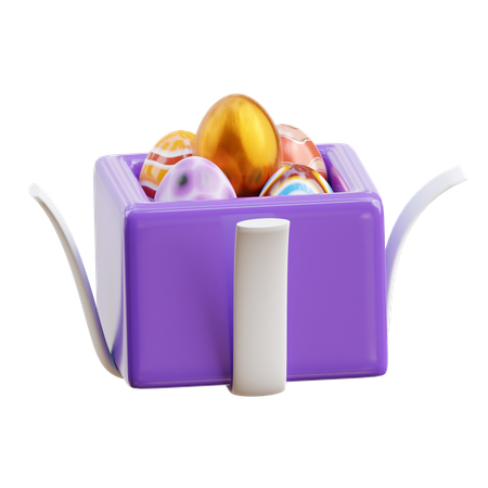 Regalo de huevo de pascua  3D Icon