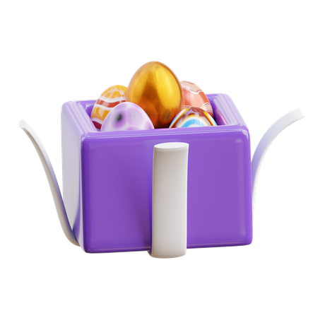 Regalo de huevo de pascua  3D Icon