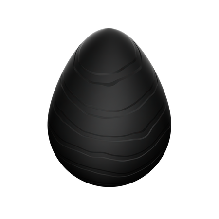Forma abstracta de huevo  3D Icon