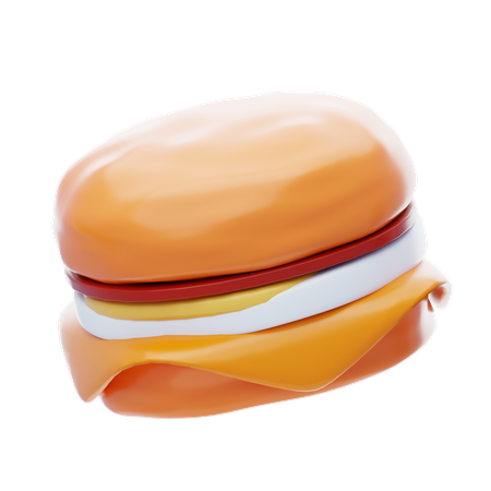 Mcmuffin de huevo  3D Icon