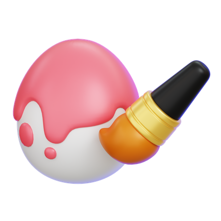 Pintar huevo  3D Icon