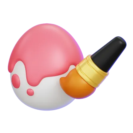 Pintar huevo  3D Icon