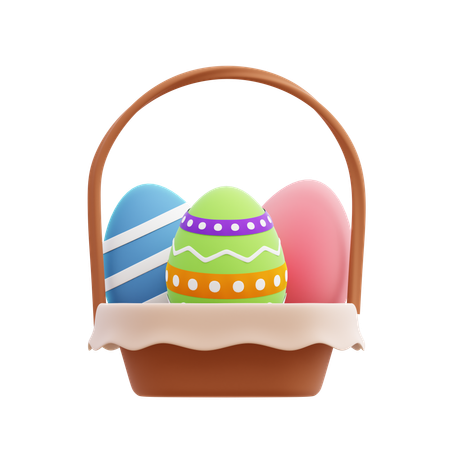 Huevo pintado  3D Icon