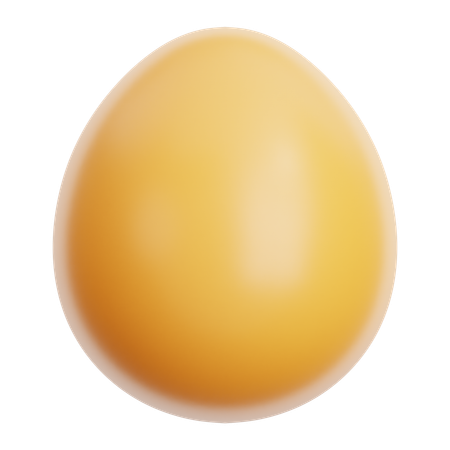Huevo sólido  3D Icon