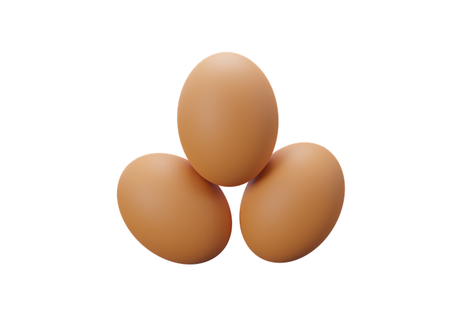 Huevos  3D Icon