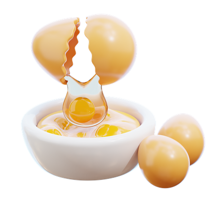 Huevos  3D Icon