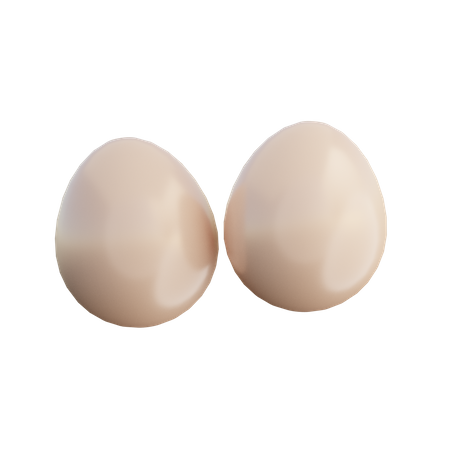 Huevos  3D Illustration