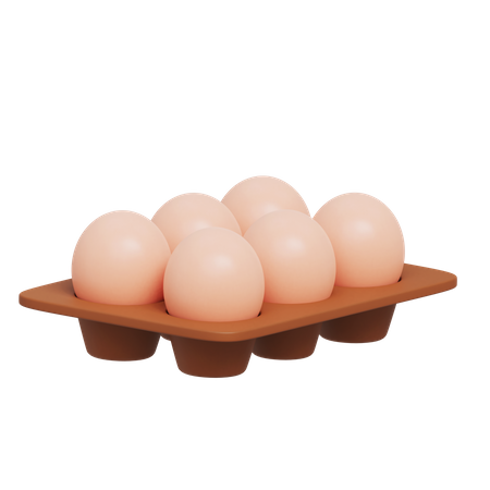 Huevos  3D Icon