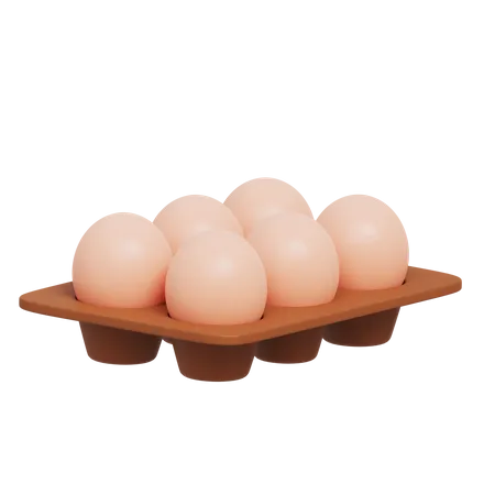 Huevos  3D Icon