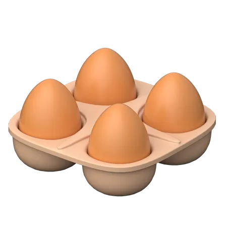 Huevos  3D Icon