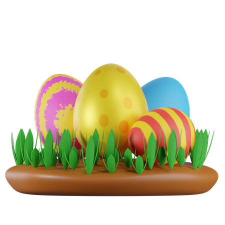 Huevos de Pascua  3D Icon