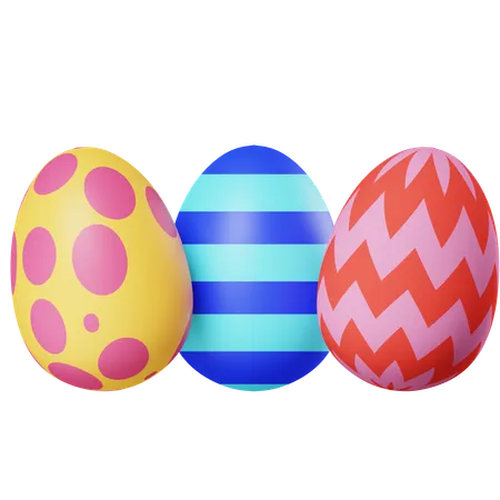 Huevos decorativos  3D Icon