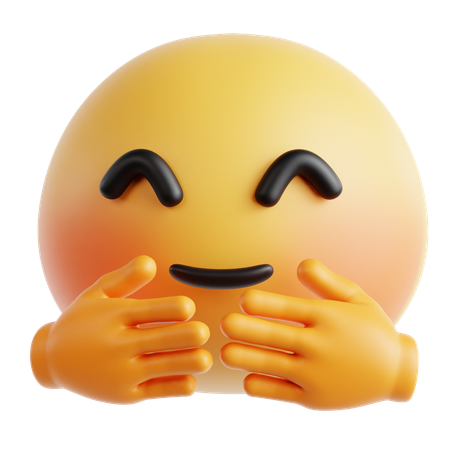 Hug In Emoji  3D Icon