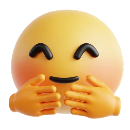 Hug In Emoji  3D Icon