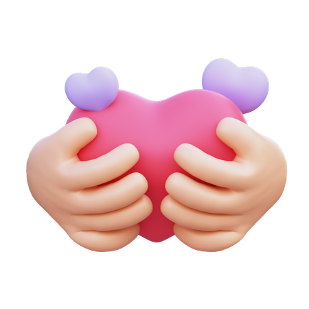 Hug Love  3D Icon