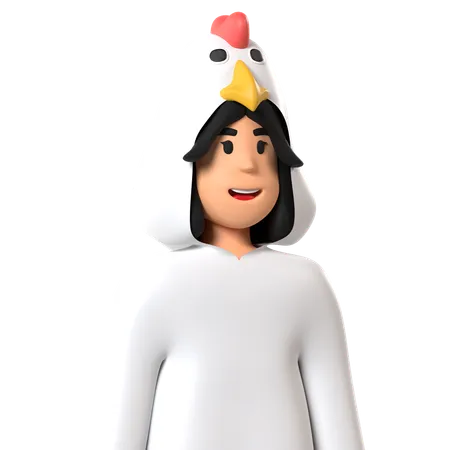 Huhn  3D Icon