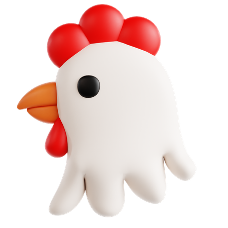 Huhn  3D Icon