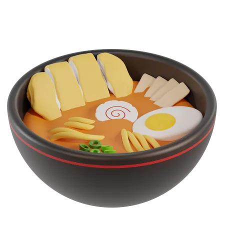 Hühnchen-Ramen-Nudeln  3D Icon