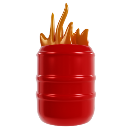 Huile brûlante  3D Icon
