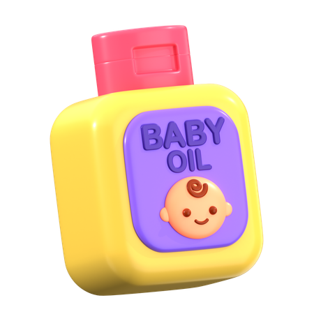 Huile pour bébé  3D Icon