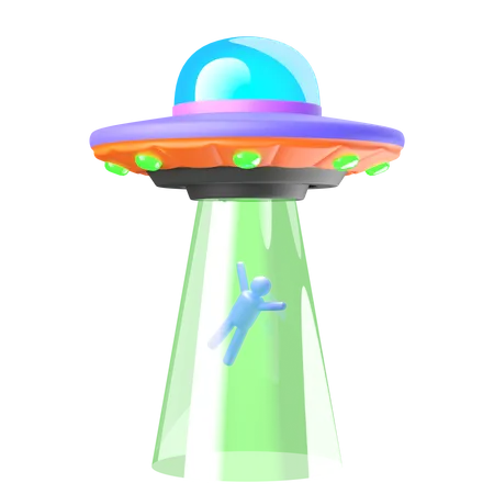 Human Abduction  3D Icon