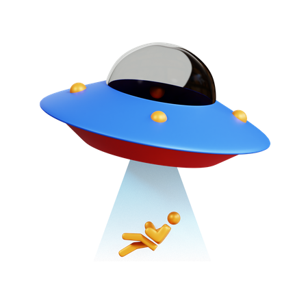 Human Abduction  3D Icon