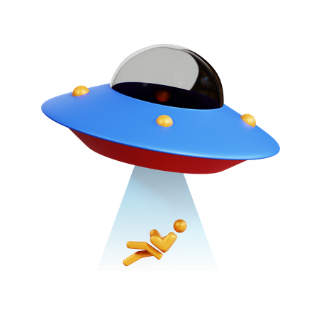 Human Abduction  3D Icon