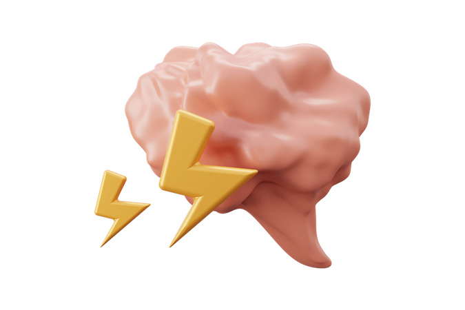 Human Brain  3D Icon