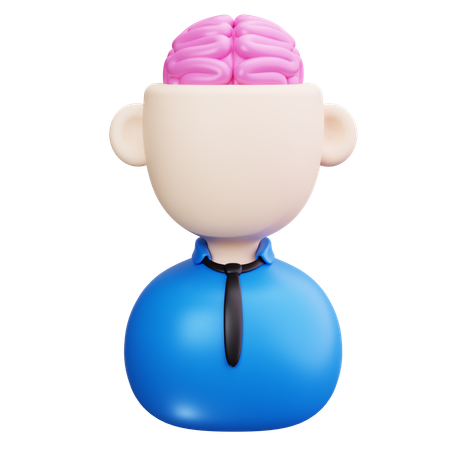 Human Brain  3D Icon