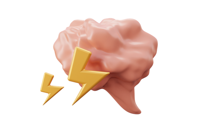 Human Brain 3D Icon