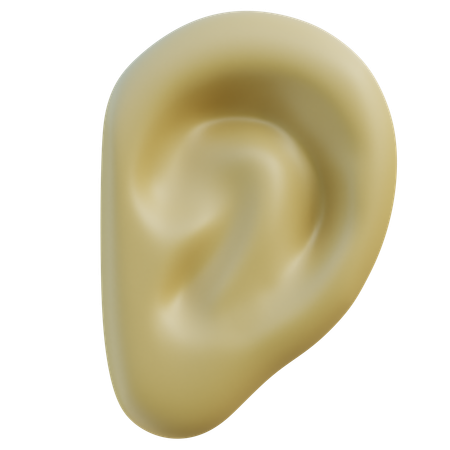 Human Ear  3D Icon