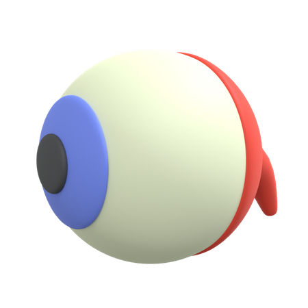 Human Eye 3D Illustration