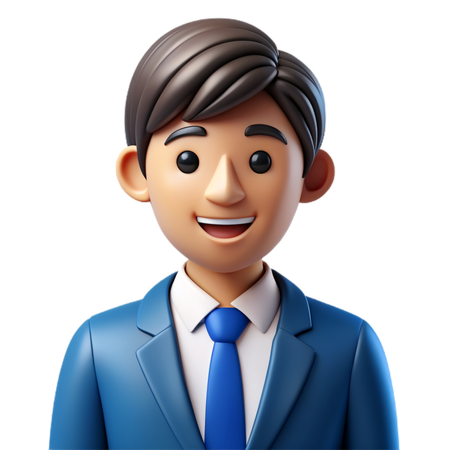 Human resources manager  3D Icon